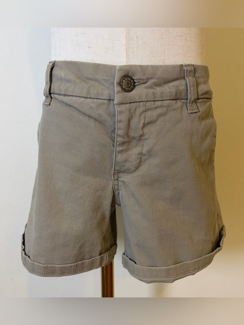 Dickies Girl Beige Shorts Size 1 (Junior)